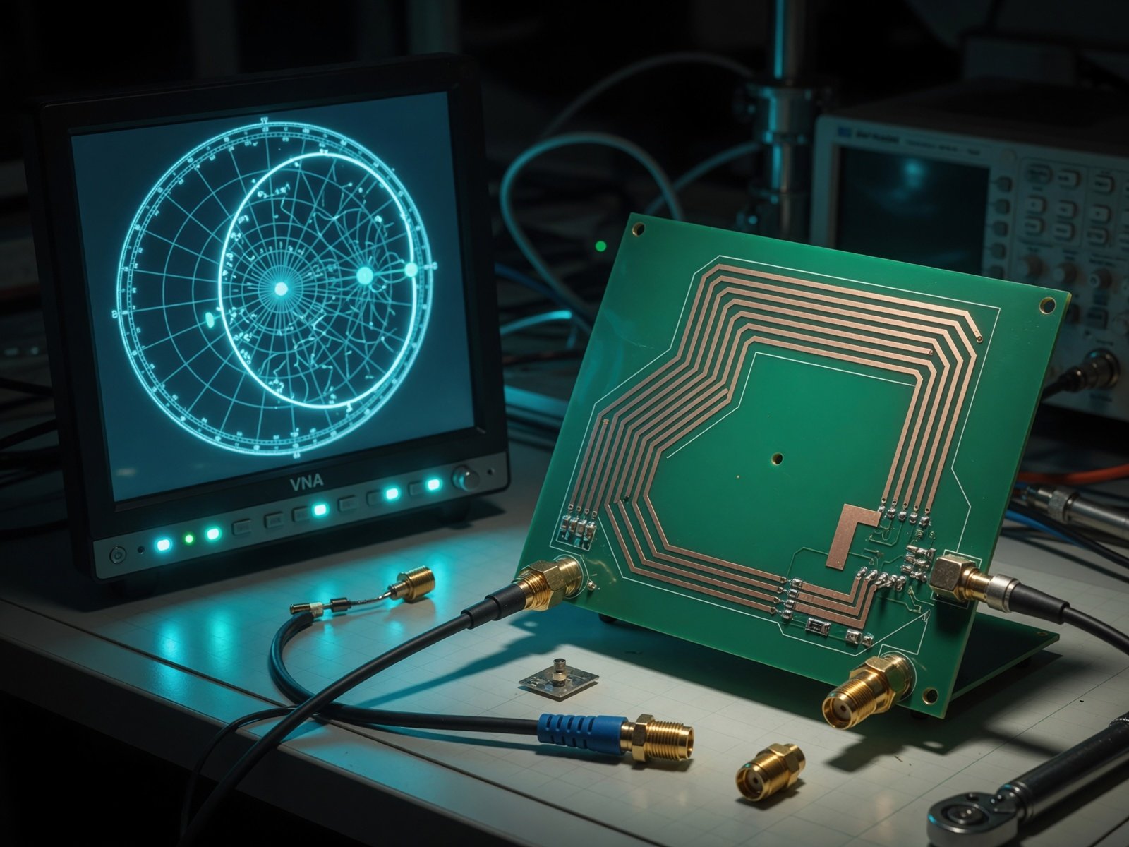 طراحی آنتن PCB و اندازهگیری با VNA